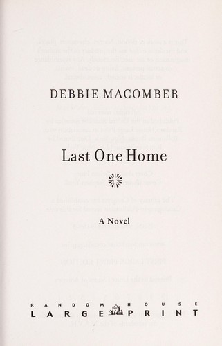 Cover of Last One Home
