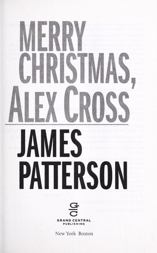 Cover of Merry Christmas, Alex Cross