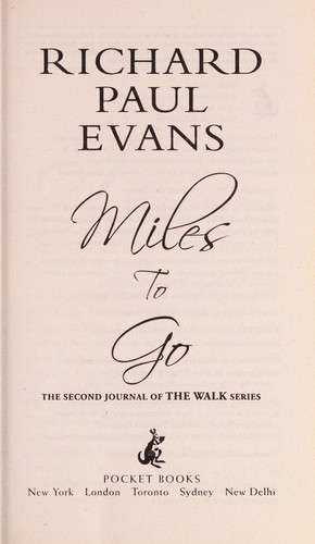 Cover of Miles to Go
