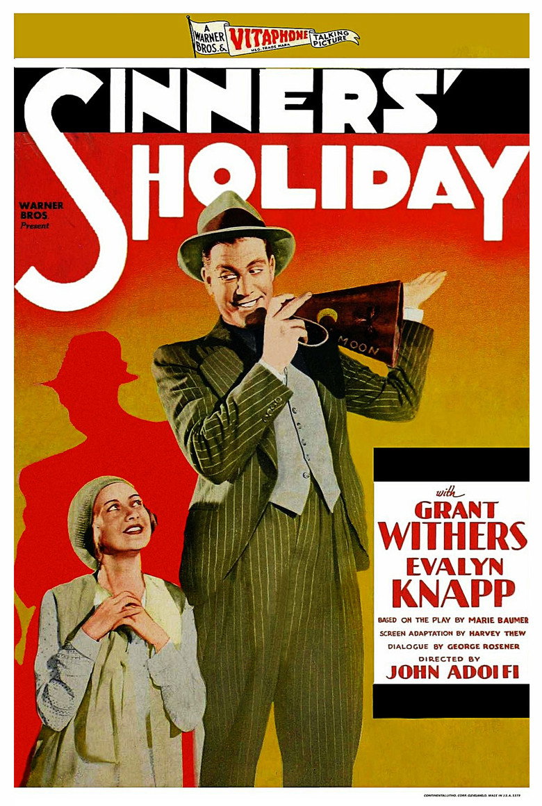 Poster for Sinners' Holiday