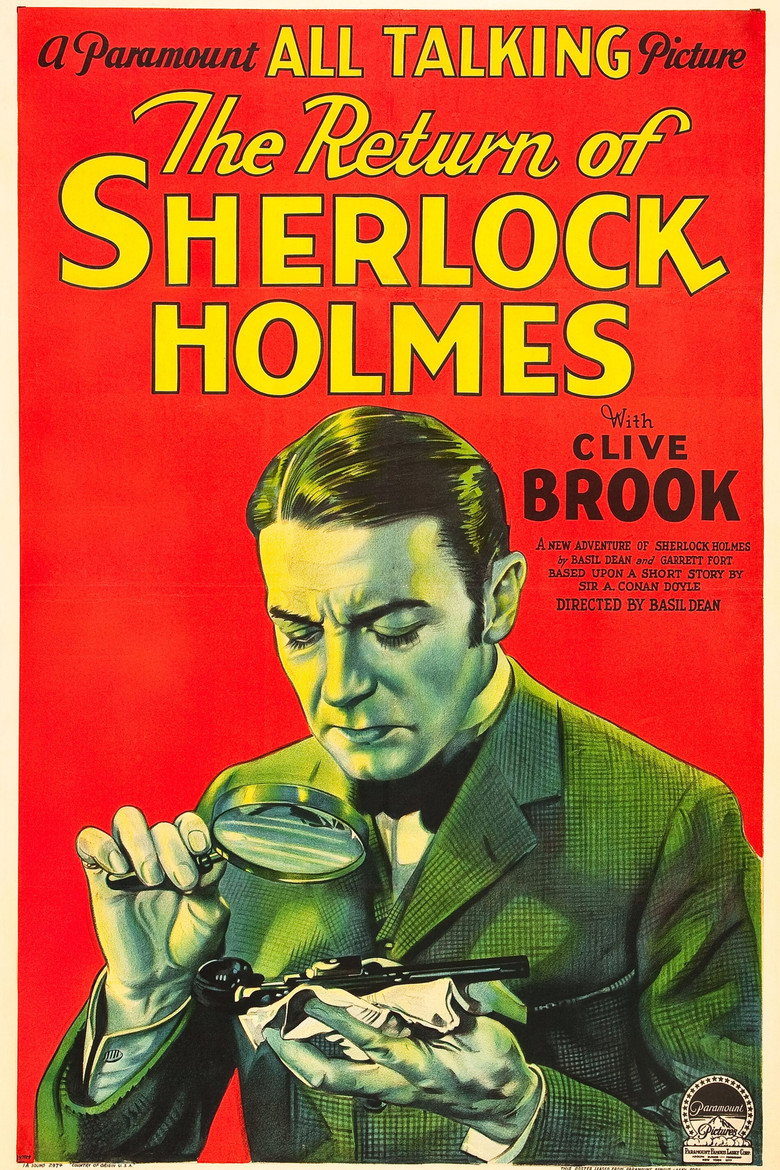 Poster for The Return of Sherlock Holmes