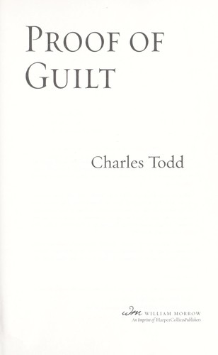 Cover of Proof of Guilt