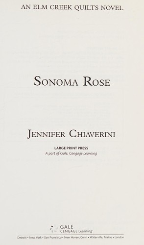 Cover of Sonoma Rose