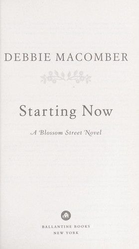 Cover of Starting Now