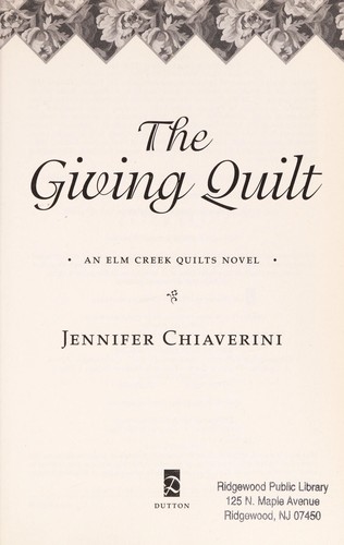 Cover of The Giving Quilt