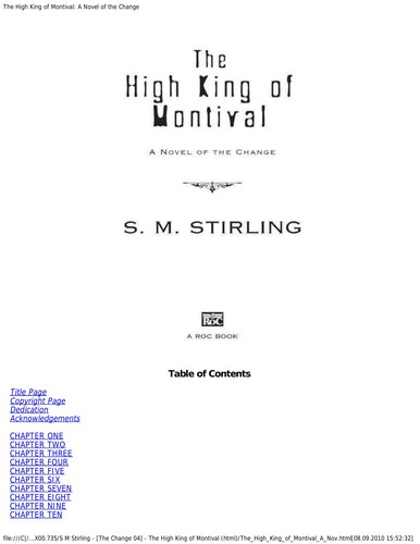 Cover of The High King of Montival