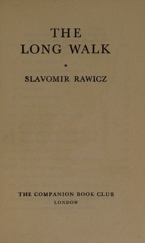 Cover of The Long Walk