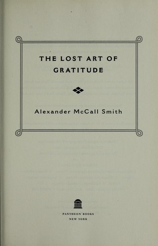 Cover of The Lost Art of Gratitude