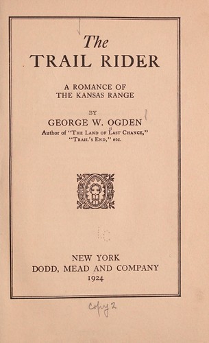 Cover of The Trail Rider