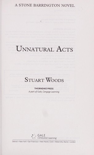 Cover of Unnatural Acts