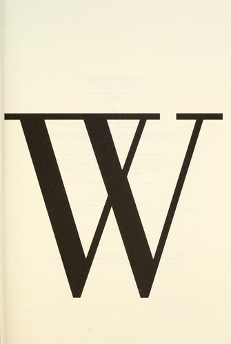 Cover of “w” Is for Wasted
